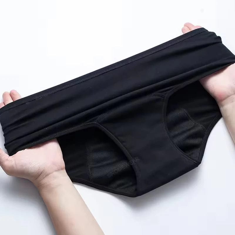 Leak-Proof Reusable Period Panty | Pack of 2 (Black + Beige)