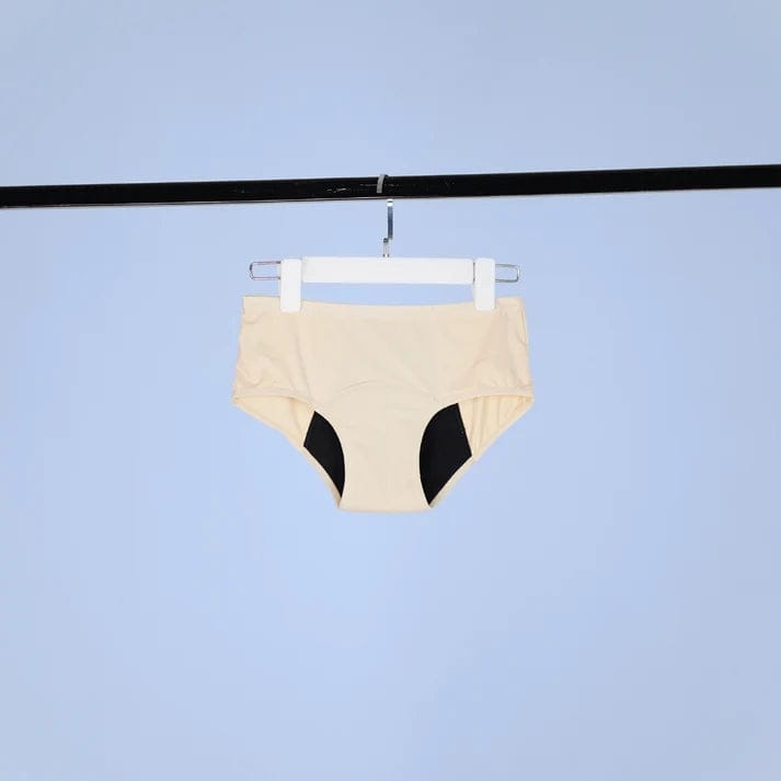 Leak-Proof Reusable Period Panty | Pack of 2 (Black + Beige)